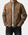 Helvano | Slim-Fit Bikerjacke für Herren