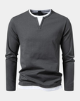 Helvano | V-Neck Feinstrick-Pullover für Herren