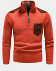 Helvano | Fleece-Pullover mit Zip für Herren
