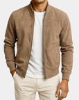 Helvano | Herren Bomberjacke in Wildlederoptik