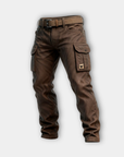 Helvano | Gefütterte Cargohose für Herren in Braun