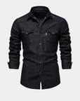 Helvano | Slim-Fit Jeanshemd für Herren