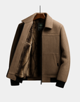 Helvano | Texturierte Zipp-Jacke für Herren