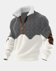 Helvano | Fleece-Pullover mit Stehkragen für Herren