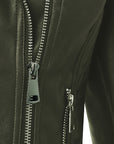 Helvano | Taillierte Bikerjacke mit Reissverschluss für Damen