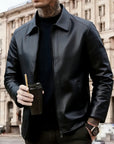 Helvano | Klassische Lederjacke für Herren