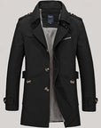 Helvano | Einreihiger Trenchcoat für Herren