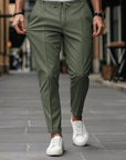 Helvano | Slim-Fit Chino mit Kordelzug für Herren
