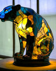 Helvano | Kunstvolle Tierlampe mit Figuren