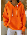 Helvano | Struktur-Hoodie mit Tunnelzug