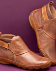 Helvano | Bequeme Damen-Stiefeletten in Braun