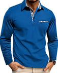 Helvano | Herren-Poloshirt mit langen Ärmeln