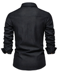Helvano | Slim-Fit Jeanshemd für Herren