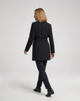 Helvano | Taillierter Blazermantel mit Wickelgürtel für Damen
