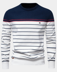 Helvano | Gestreifter Strickpullover für Herren