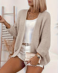 Helvano | Lockerer offener Strickcardigan für Damen