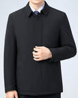 Helvano | Herren Blazer mit Reverskragen und Reissverschluss