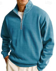 Helvano | Troyer Sweatshirt mit Reissverschluss für Herren