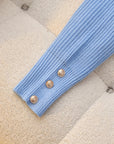 Helvano | Damen Strickpullover mit Wasserfallkragen