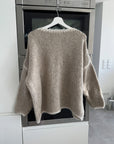 Helvano | Damen Strickpullover mit U-Boot-Ausschnitt