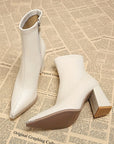 Helvano | Spitze Damen-Stiefeletten mit Blockabsatz