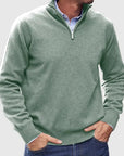 Helvano | Herren Troyer-Pullover mit Zip
