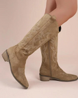 Helvano | Bestickte Western-Cowboystiefel für Damen