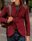 Helvano | Strukturierte Strickjacke für Herren