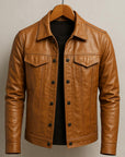 Helvano | Herren Bikerjacke aus Kunstleder