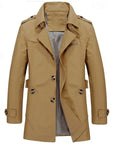 Helvano | Einreihiger Trenchcoat für Herren