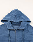 Helvano | Cordjacke mit Kapuze und Kordelzug für Damen
