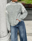 Helvano | Gemusterter Strickpullover für Damen
