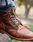 Helvano | Robuste Herrenstiefel in Hellbraun
