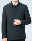Helvano | Herren Blazer mit Reverskragen und Reissverschluss
