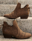 Helvano | Damen Stiefeletten mit Cut-out-Details