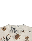 Helvano | Strickpullover mit V-Ausschnitt und Blumenmuster für Damen