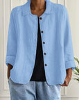 Helvano | Leichter Hemd-Cardigan für Damen