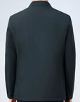 Helvano | Herren Blazer mit Reverskragen und Reissverschluss
