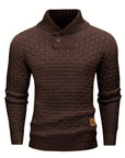 Helvano | Strickpullover mit Schalkragen für Herren