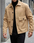 Helvano | Strukturierte Utility-Jacke für Herren