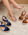 Helvano | Bequeme Sandalen mit Absatz für Damen