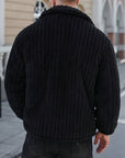 Helvano | Gestreifte Strickjacke für Herren