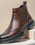 Helvano | Chelsea Boots mit Flügelkappe für Herren
