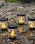 Helvano | Solar-Gartenlicht mit Flammeneffekt