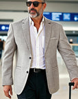 Helvano | Herren Blazer mit Reverskragen