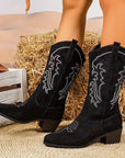 Helvano | Cowboystiefel mit Stickerei für Damen