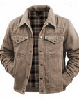 Helvano | Gefütterte Trucker-Jacke für Herren