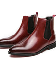 Helvano | Herren Chelsea Lederstiefel