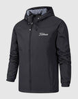 Helvano | Herren Regenjacke mit Kapuze