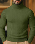 Helvano | Rollkragenpullover mit Zopfmuster für Herren